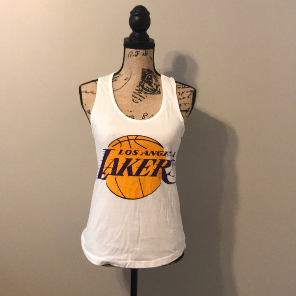 Lakers bejewel racerback tank